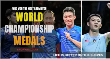 Badminton's World Championship Medal Leader