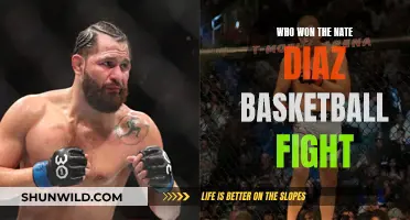 Nate Diaz's Basketball Fight: Who Came Out on Top?