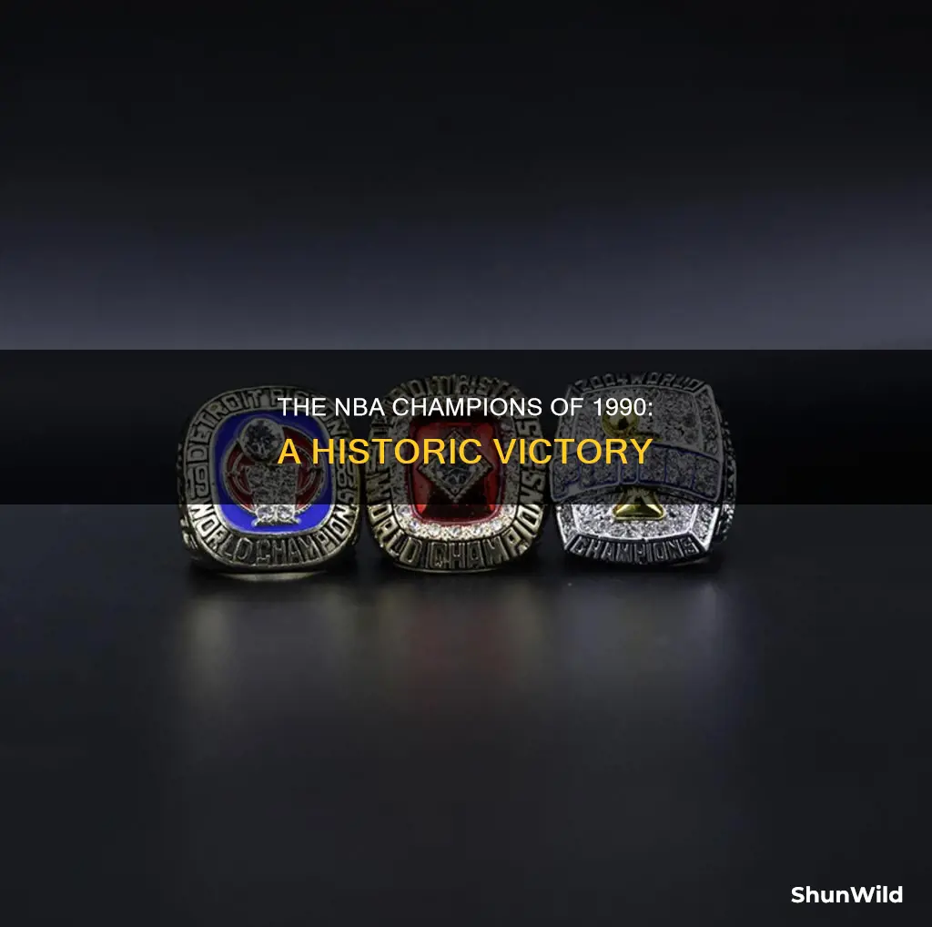 who won the nba basketball championship in 1990