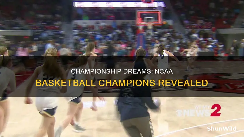 who won the nc double a basketball championship
