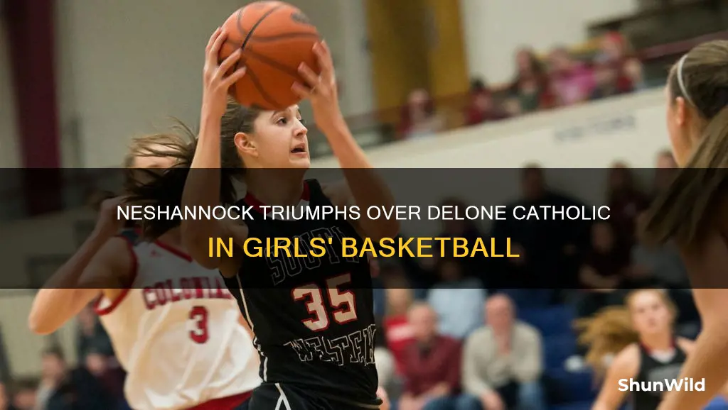 who won the neshannock versus delone catholic girls basketball