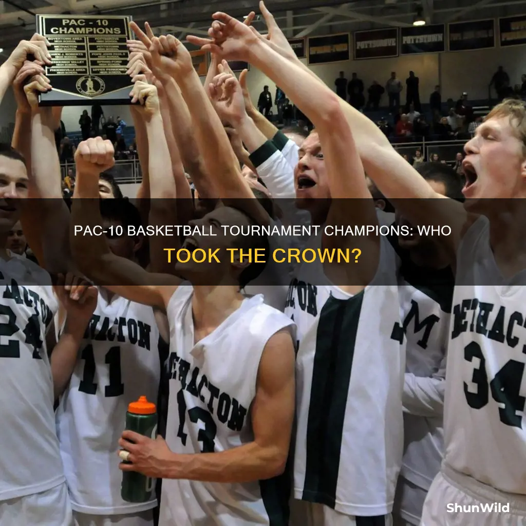 who won the pac 10 basketball tournament