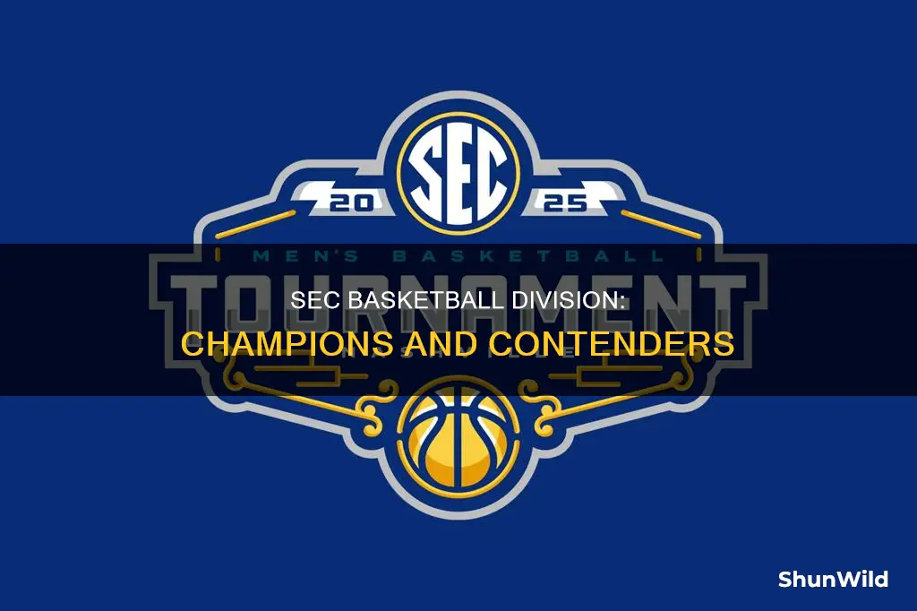 who won the sec basketball division