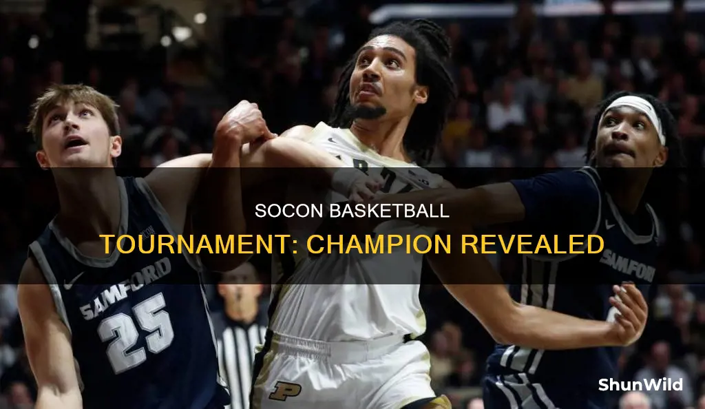 who won the socon basketball tournament