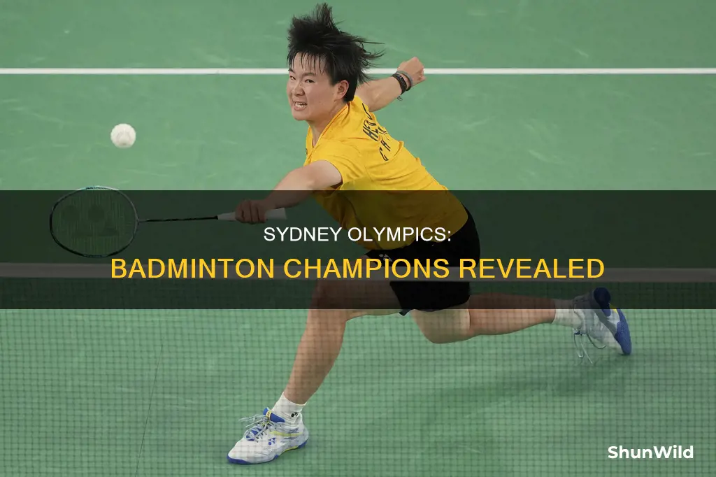 who won the sydney olympic badminton champions