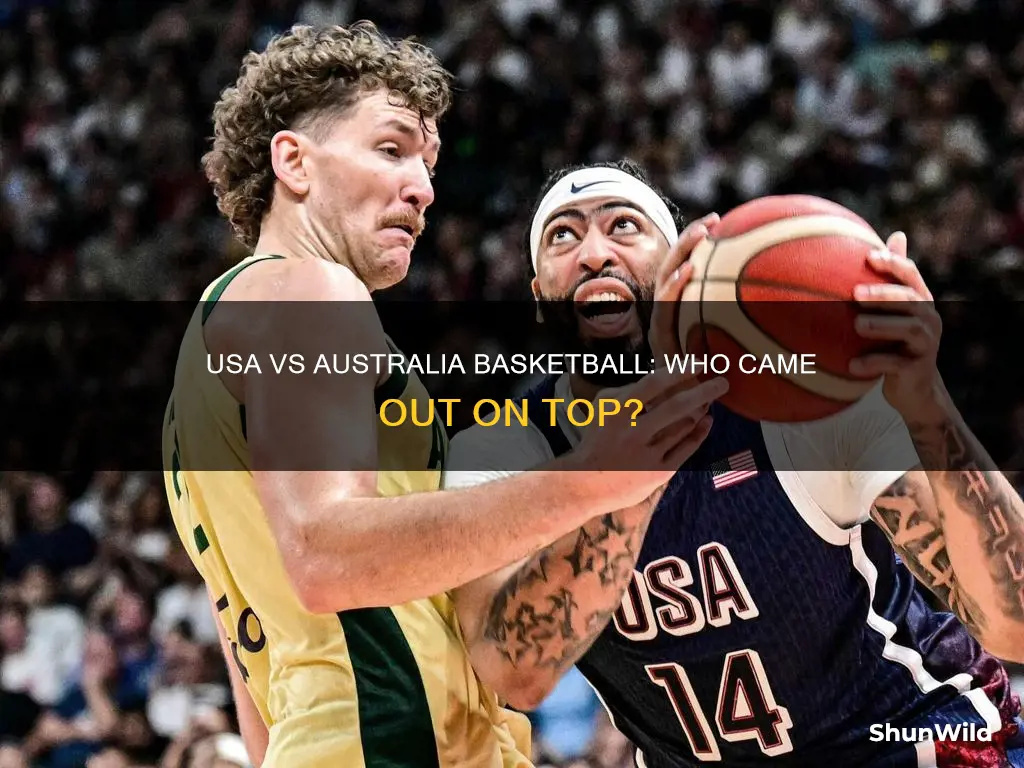 who won usa or australia basketball