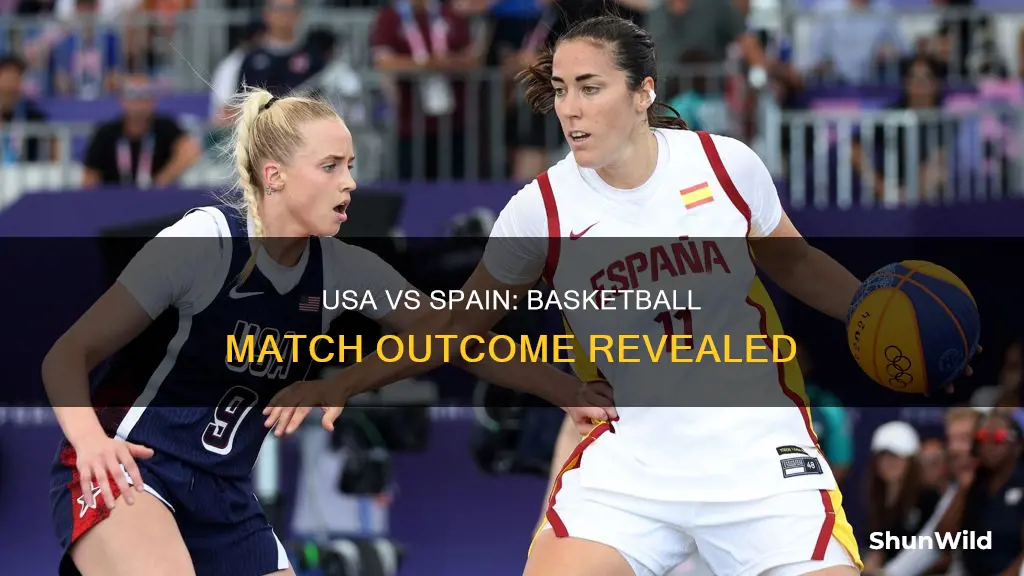 who won usa vs spain basketball