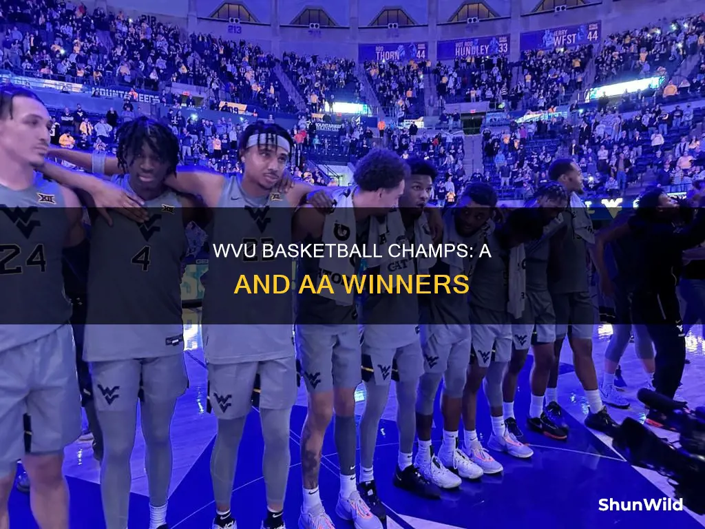 who won wvu basketball class a and aa championship