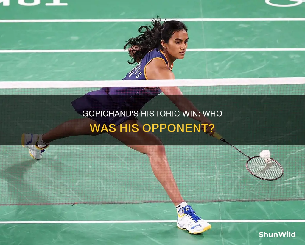 whom did gopichand defeat in 2001 badminton all england