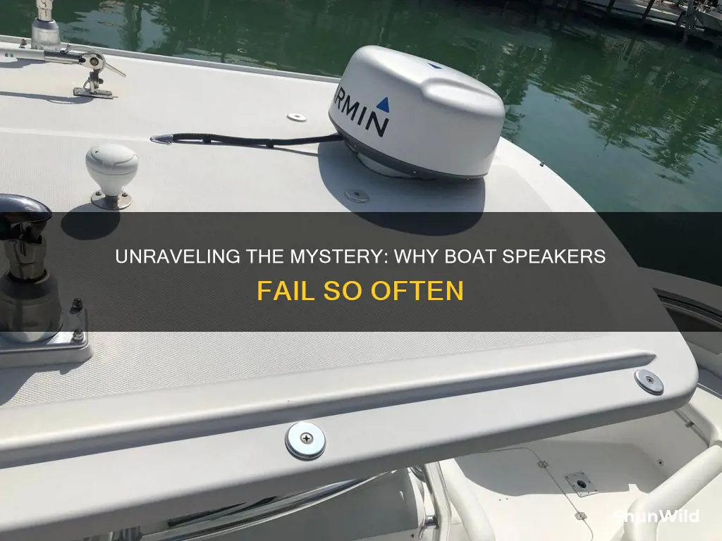 why 3 out of 4 boat speakers don