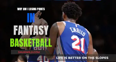 Fantasy Basketball: Losing Points, What's the Deal?