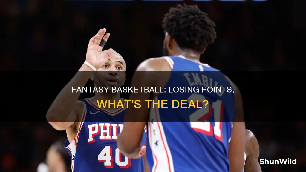 why am i losing points in fantasy basketball