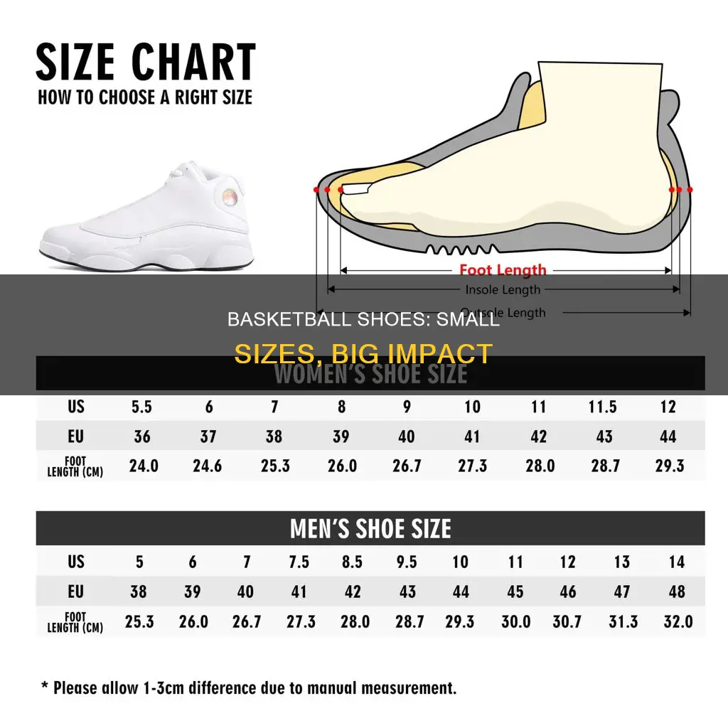 why are basketball shoes small sizes