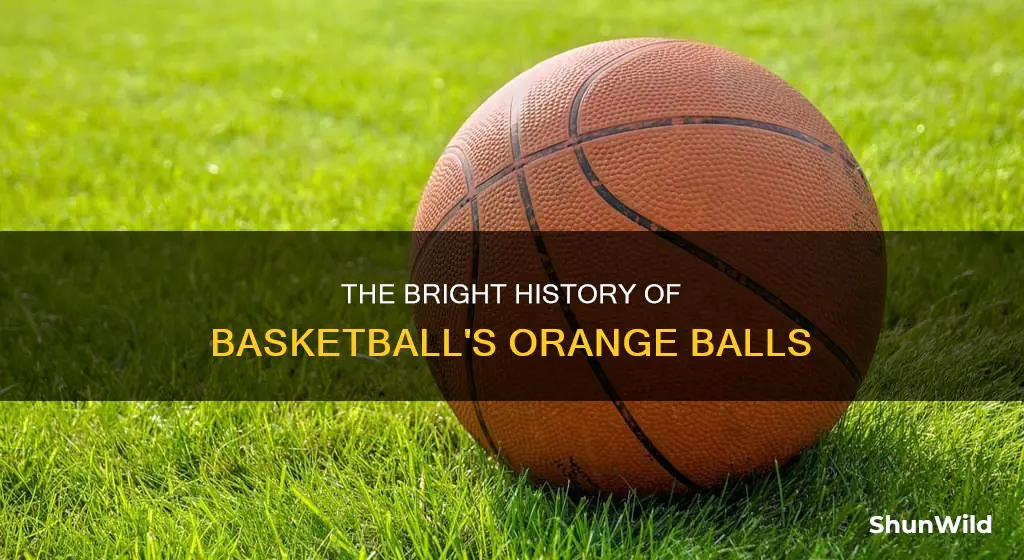 why are basketballs orange
