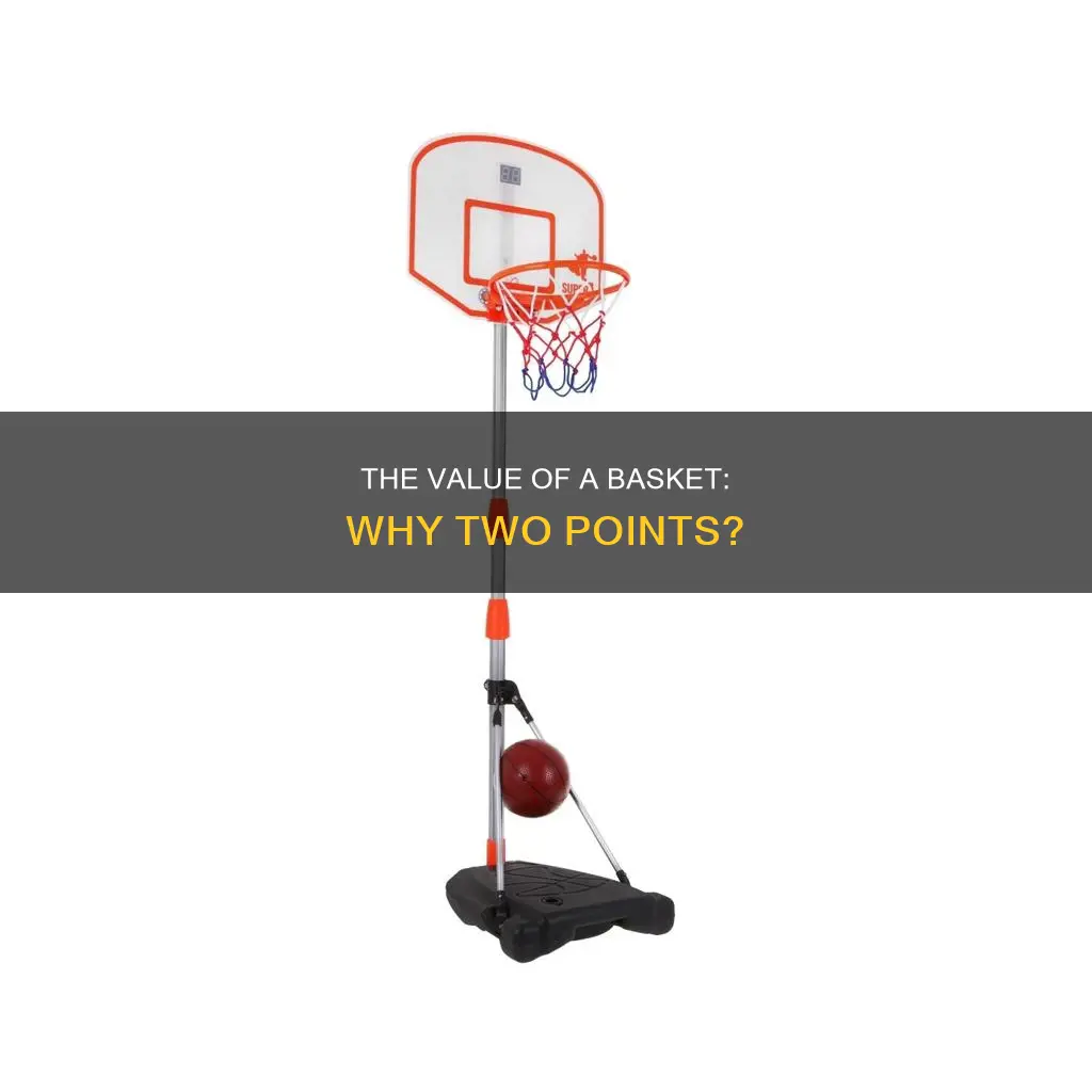 why are basketballs worth two points
