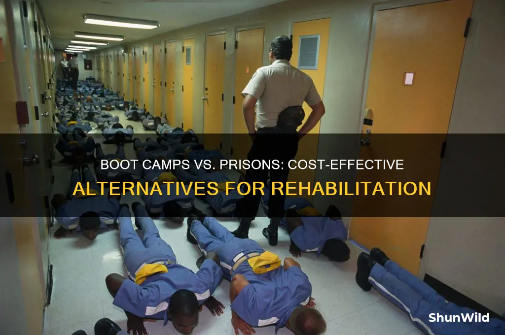 why are boot camps less expensive than prisons
