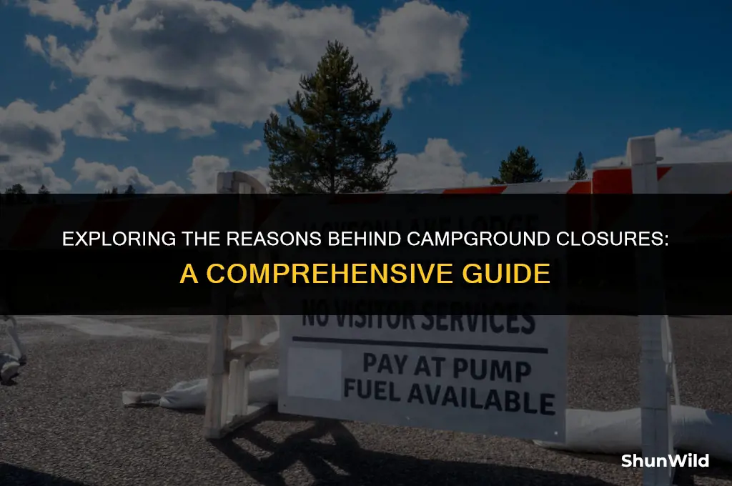 why are camp grounds closed