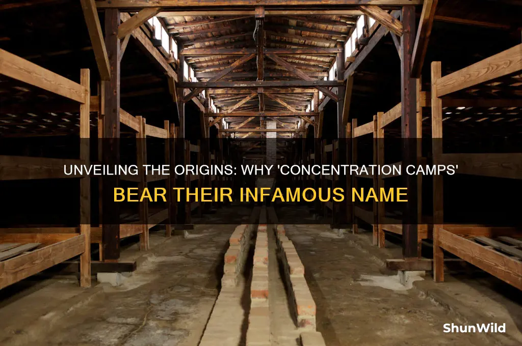 why are concentration camps called concentration camps