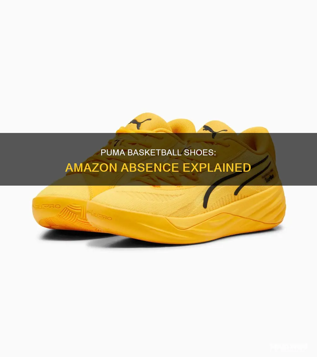 why are pumas basketball shoes not on amazon