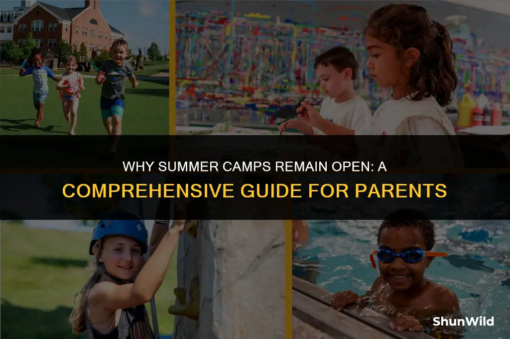 why are summer camps open