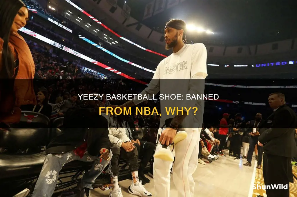 why are the yeezy basketball shoe banned from nba