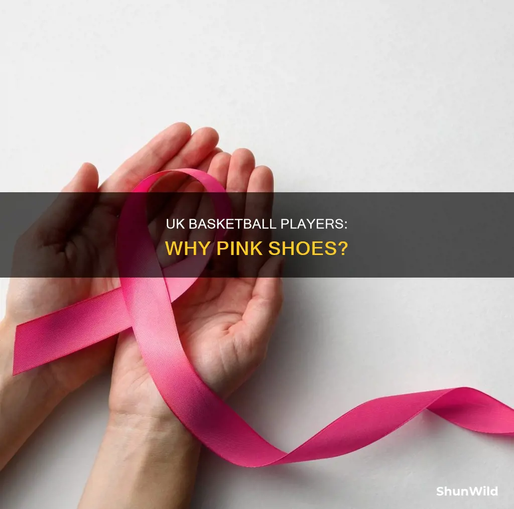 why are uk basketball players wearing pink shoes