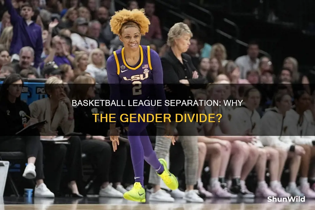 why are womens and mens basketball league seperated