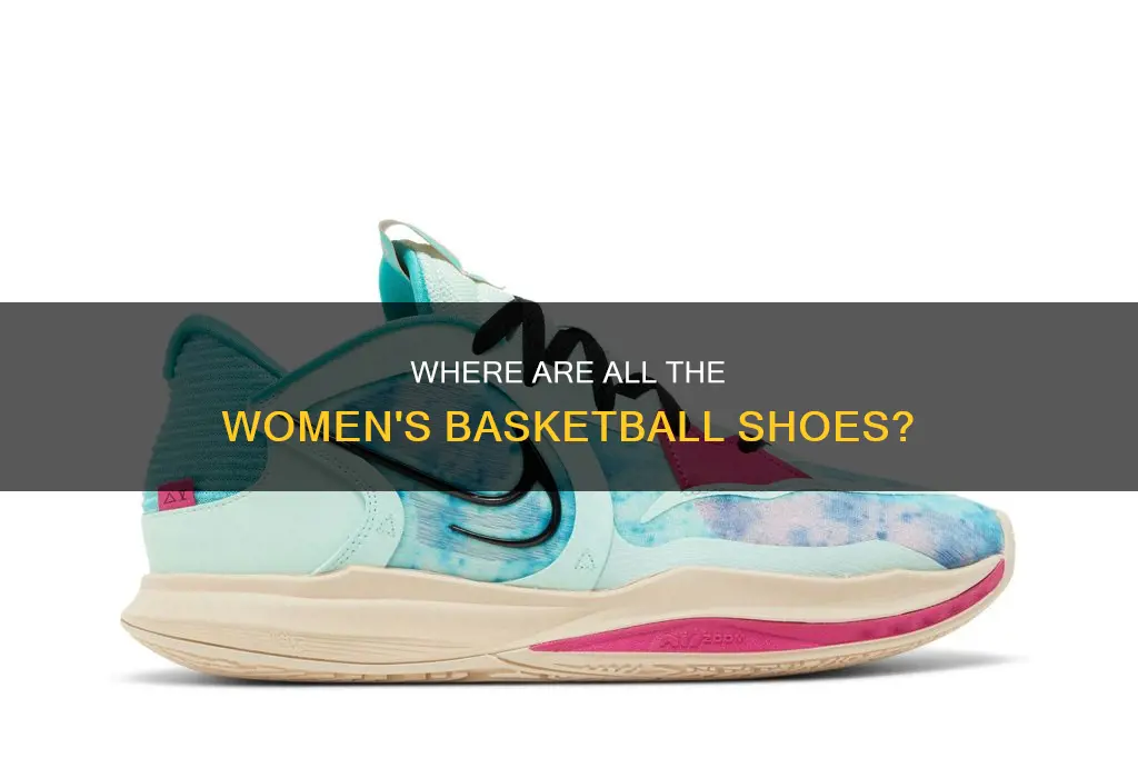 why arent womens basketball shoes sold on stores