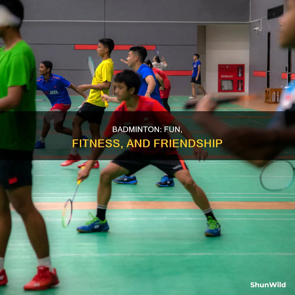 why badminton is a recreational game