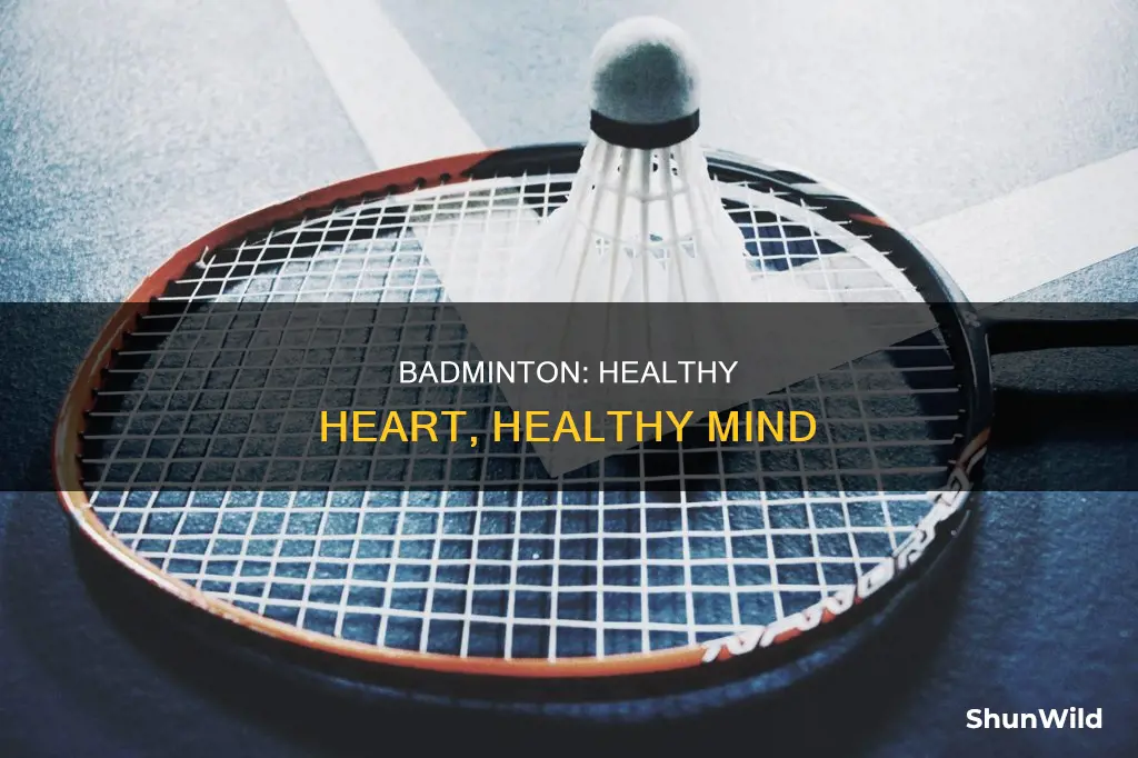 why badminton is good for health