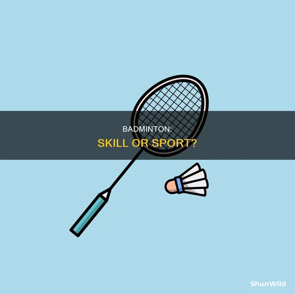 why badminton is not a sport