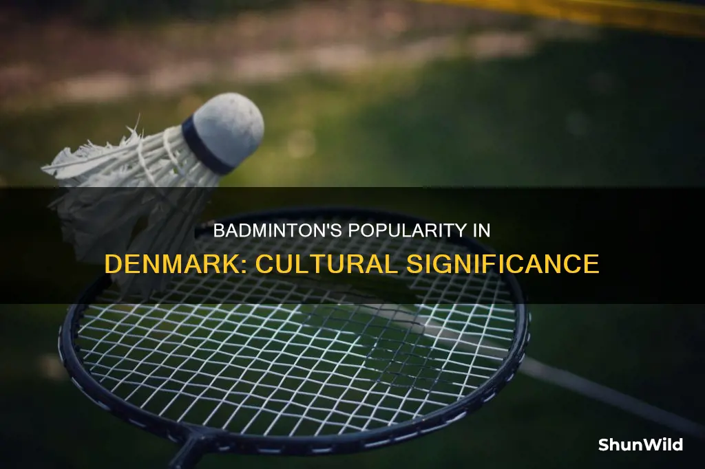 why badminton is popular in denmark