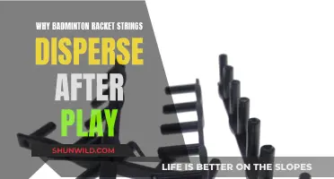 Badminton Racket Strings: Why Do They Disperse?
