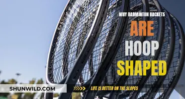 Hoop-Shaped Badminton Rackets: Aerodynamics and Power