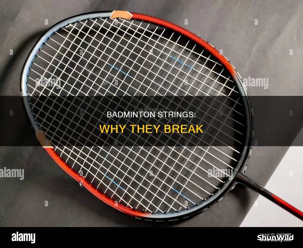 why badminton string break