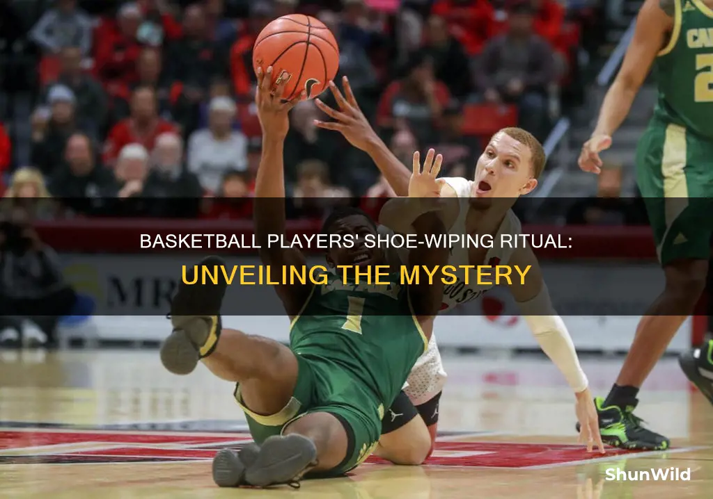 why basketball players wipe their shoes