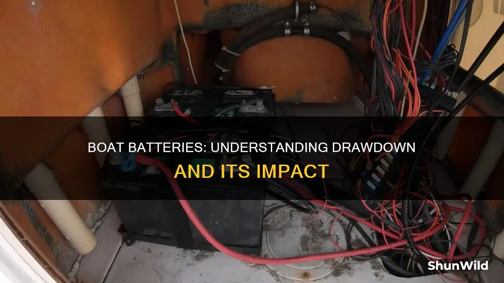 why boat batteries drawdown