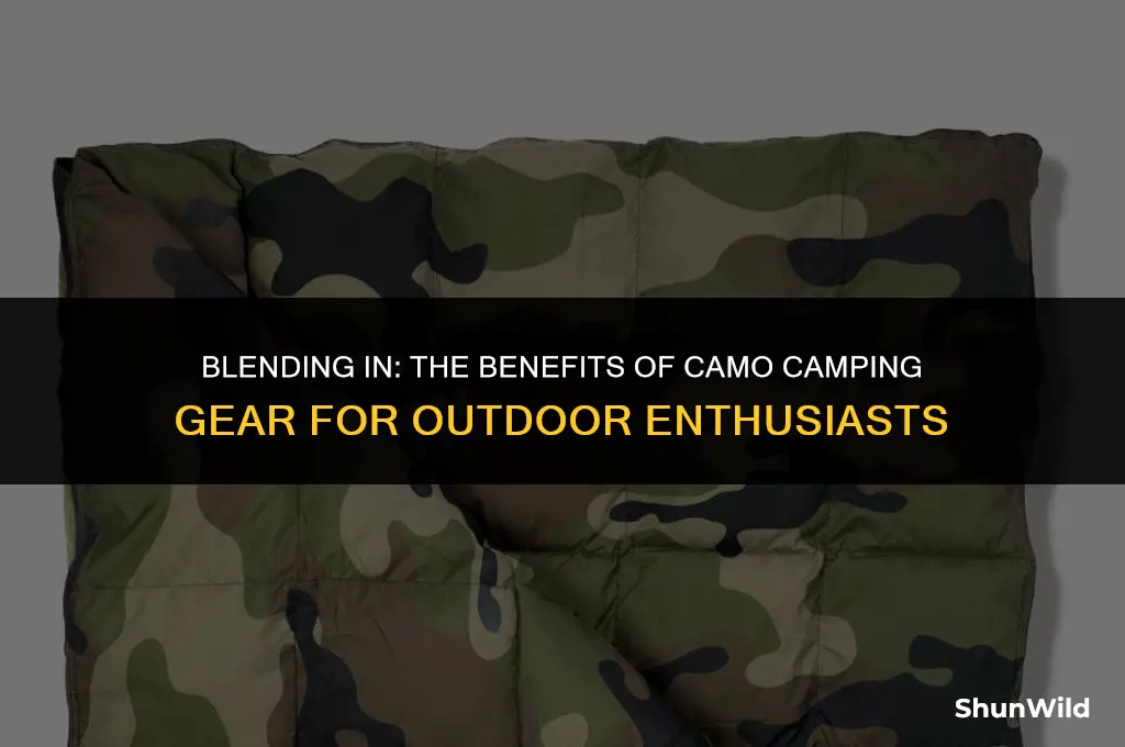 why camo camping gear