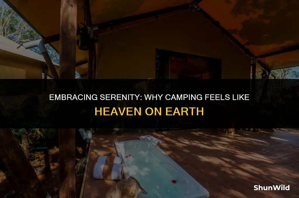 why camping feels like heaven