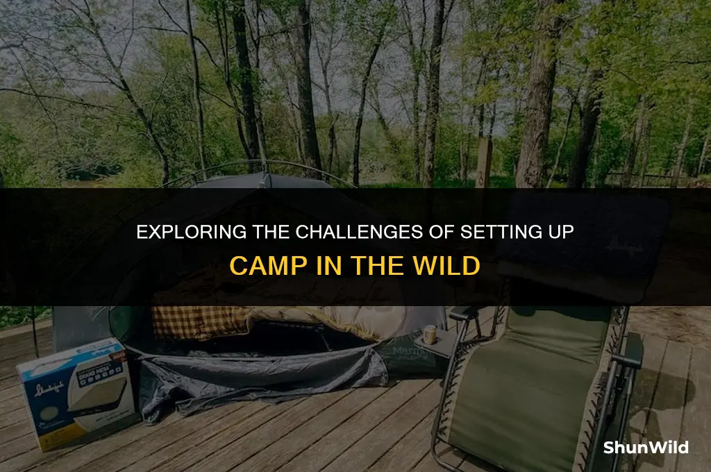 why cant i set camp