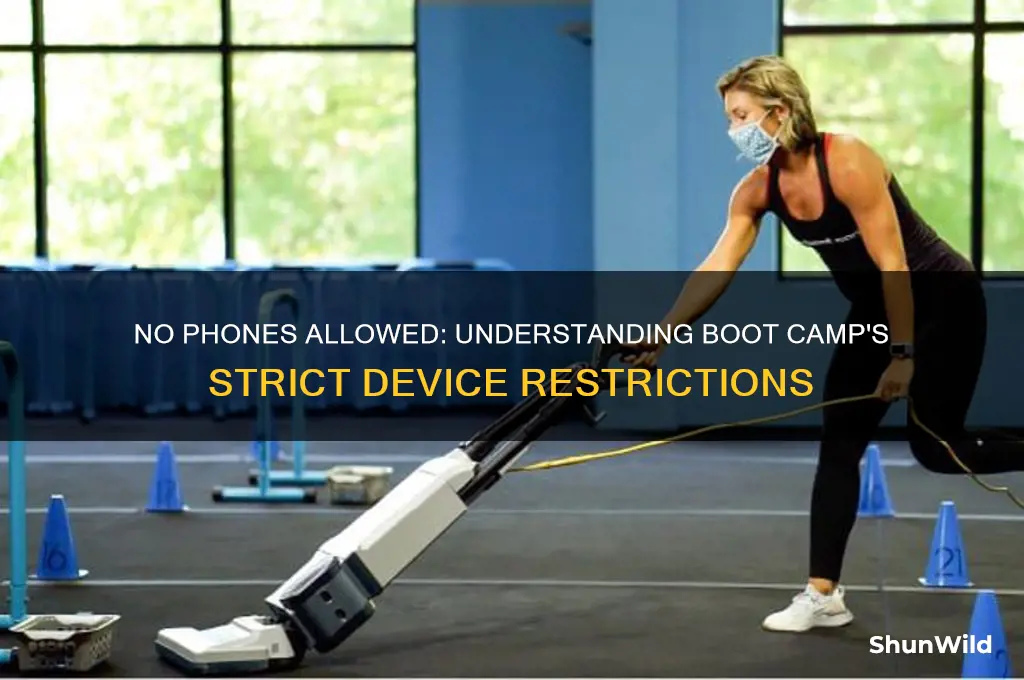 why cant you have your phone in boot camp