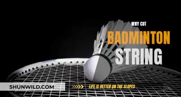 Badminton String Maintenance: Why Cutting Strings is Necessary