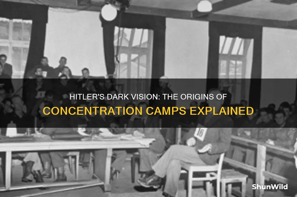 why did adolf hitler start concentration camps