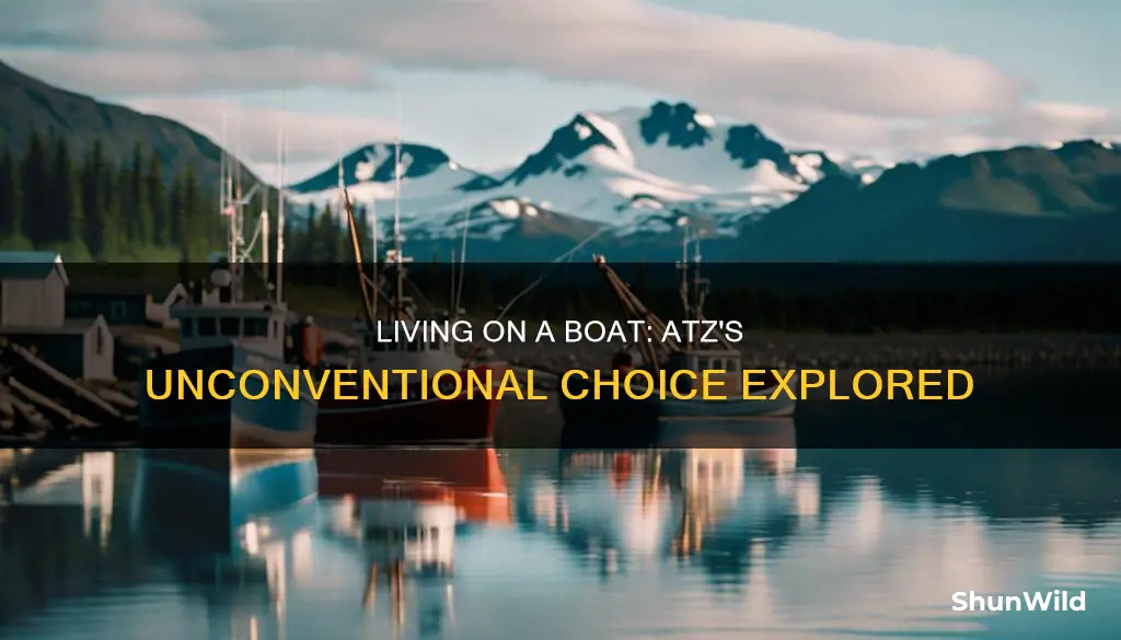 why did atz go to live on a boat