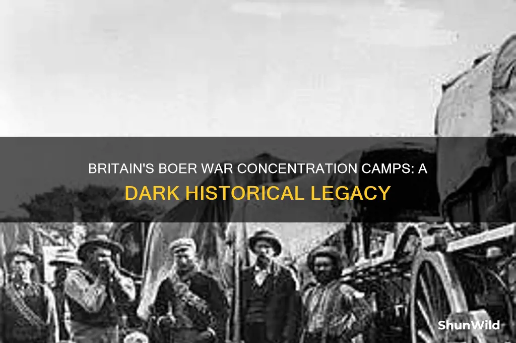why did britain use concentration camps during the boer war