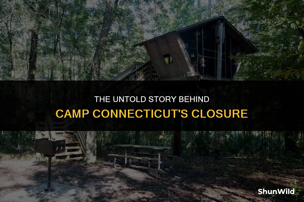 why did camp connecticut close