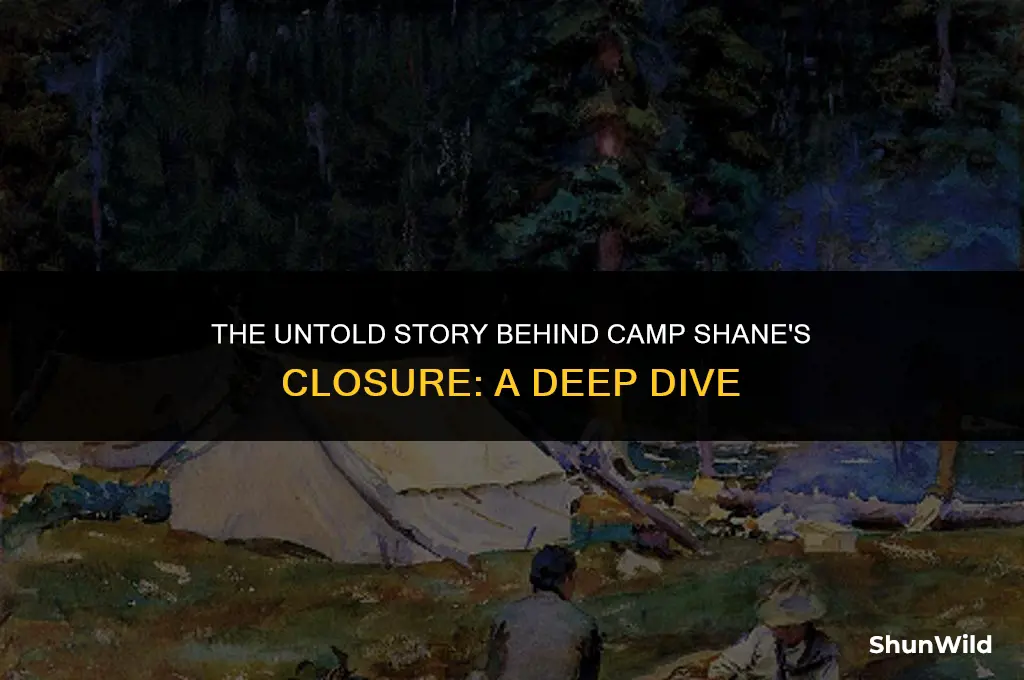 why did camp shane close