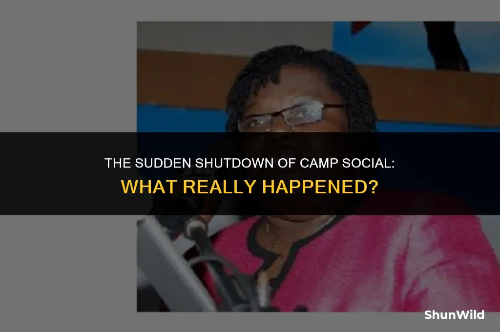 why did camp social closed
