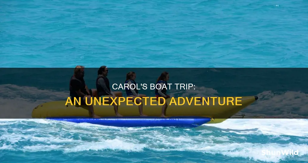 why did carol go on the boat