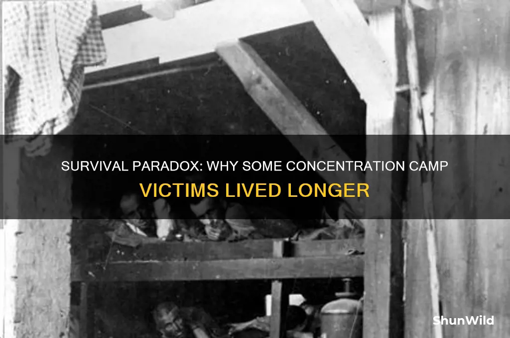 why did concentration camp victims live longer